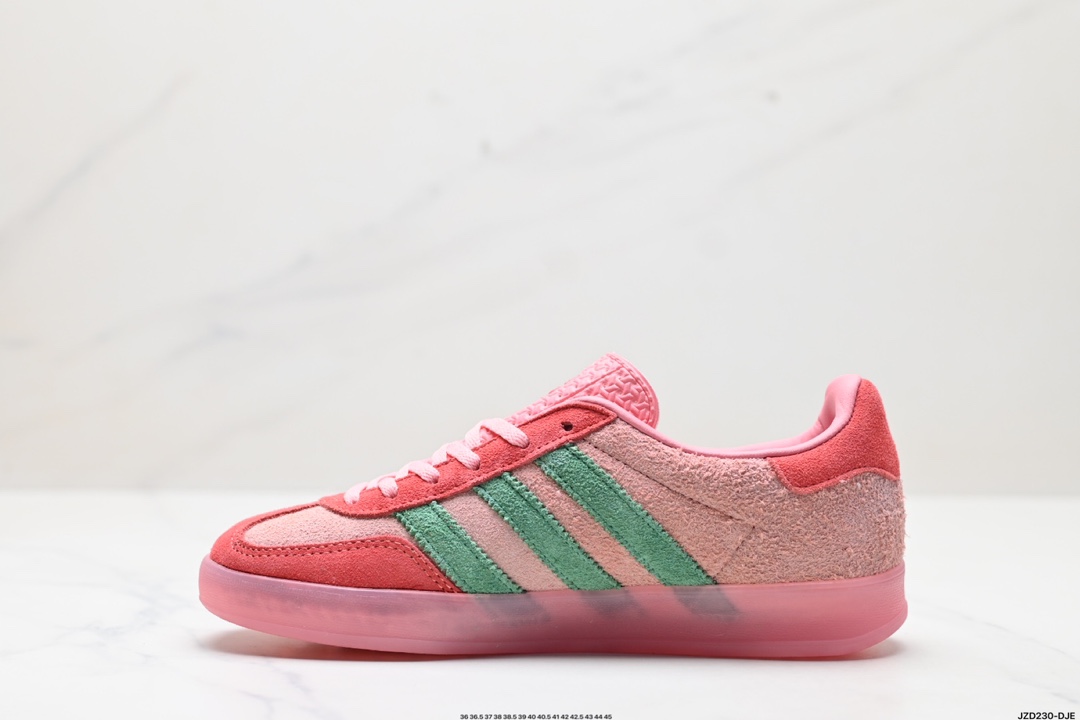 adidas Originals Gazelle INdoor 三叶草休闲防滑耐磨低帮板鞋 IG6782