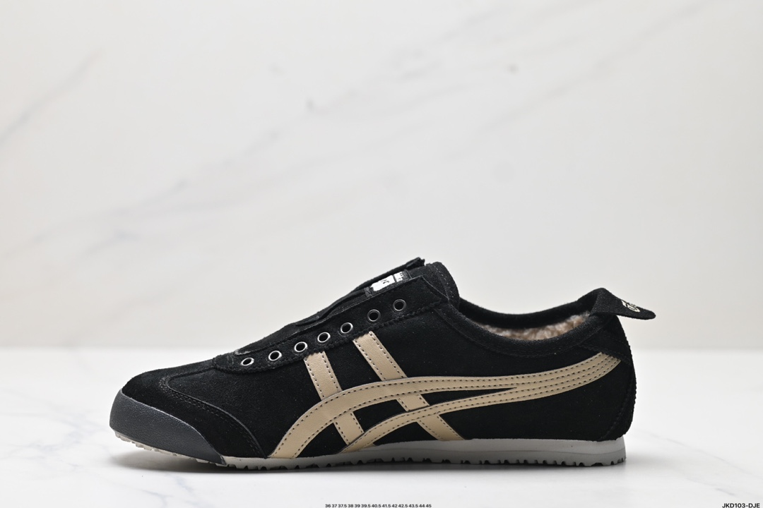 Onitsuka Tiger鬼冢虎 Mexico 66 Slip-on 一脚蹬低帮夏季透气运动休闲鞋 1183A438-001