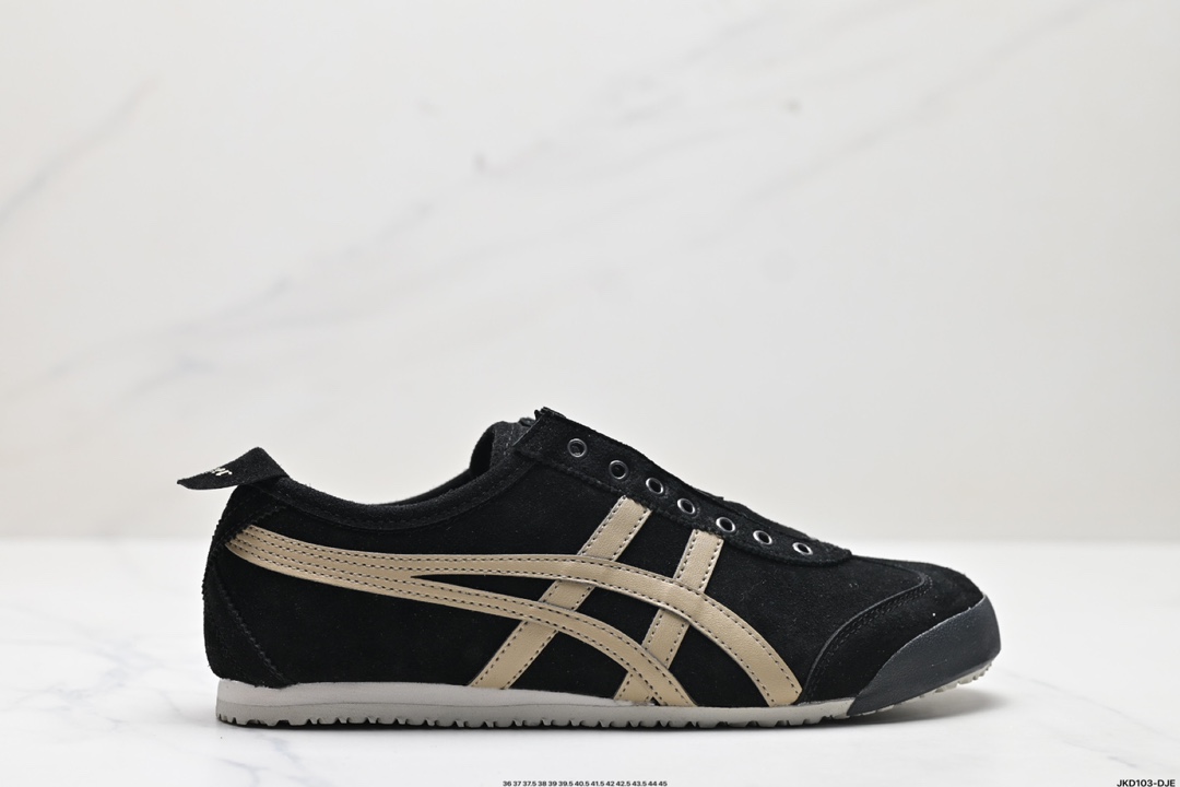 Onitsuka Tiger鬼冢虎 Mexico 66 Slip-on 一脚蹬低帮夏季透气运动休闲鞋 1183A438-001