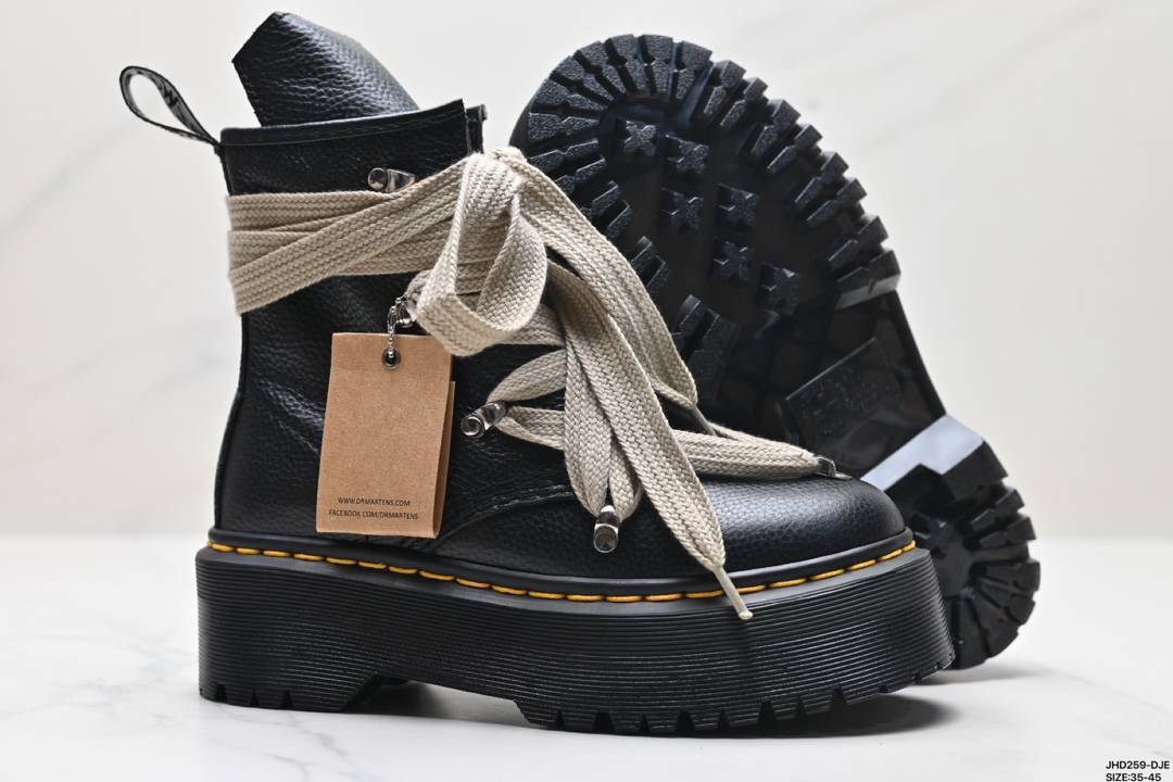 Rick Owens x Dr.Martens马丁 舒适休闲 马丁靴 27972001