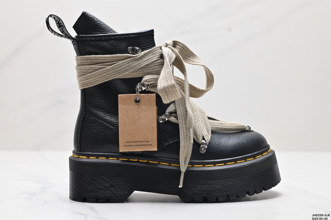 Rick Owens x Dr.Martens马丁 舒适休闲 马丁靴 27972001