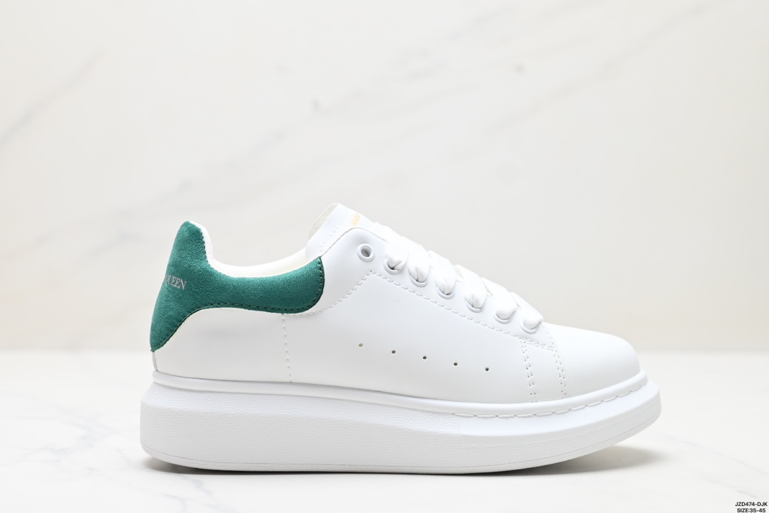 Alexander McQueen Skateboard Shoes Sneakers White Low Tops