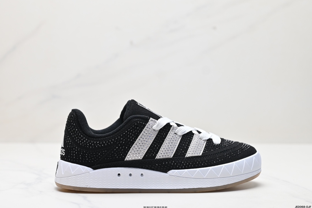 Adidas Adimatic Low 马蒂奇系列低帮 复古鲨鱼面包鞋运动休闲滑板板鞋   GY2089