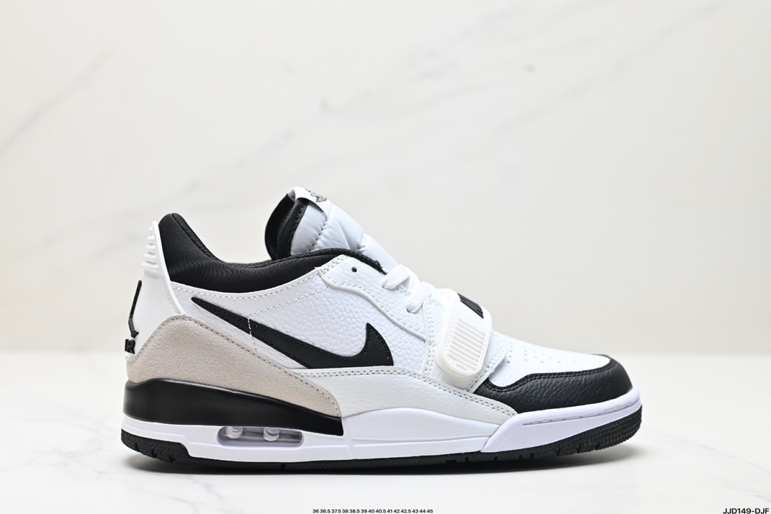 补齐💰110版本 公司级✅三合一最强合体，多种新配色回归!耐克Nike Air Jordan Legacy 312 Low”White/Grey Fog/Blue/Red“乔丹最强三合一混合版本低帮文化休闲运动篮球鞋 货号:CD7069-120 尺码:36 36.5 37.5 38 38.5 39 40 40.5 41 42 42.5 43 44 45 ▪️Air Jordan Legacy 312 作为 Jordan Brand 旗下较为成功的杂交混血鞋款，由 Jordan 品牌联合街头潮流设计师 Don C 共同打造，而 312 正是芝加哥的区号，用来表达对乔丹家乡芝加哥的热爱和留恋。同时融合了Air Jordan 1，Air Jordan 3，Air Alpha Force Low中的经典设计元素进行重新的组合，使得经典鞋款元素焕发出全新的魅力。经典无须赘述，白红搭配的Chicago配色是为Air Jordan系列里无可争议的C位配色！ ID:JJD149-DJF
