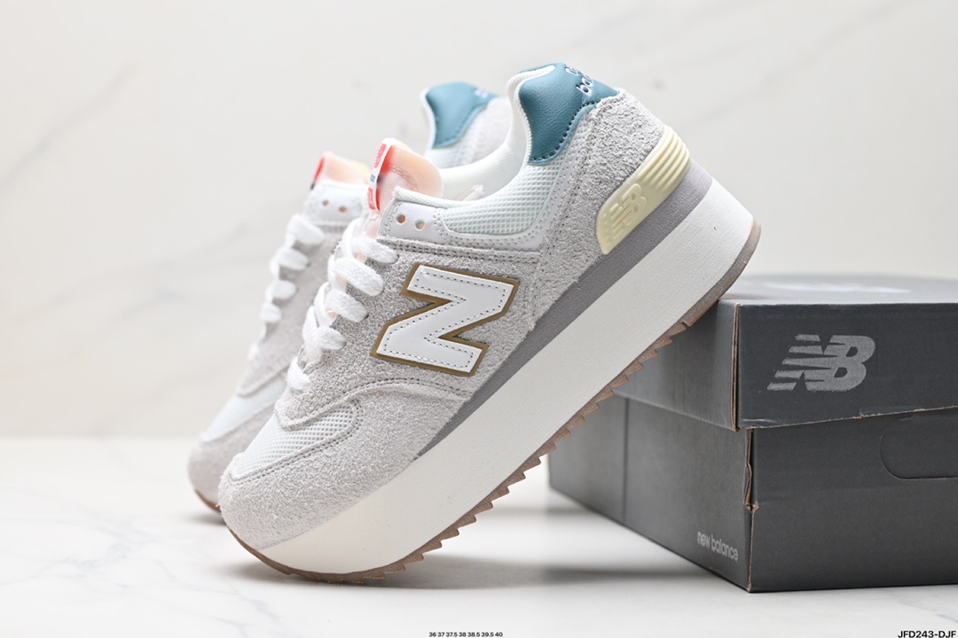 新百伦New Balance WL574 ZAA系列 材质细节鞋标处理满满 WL574ZQD