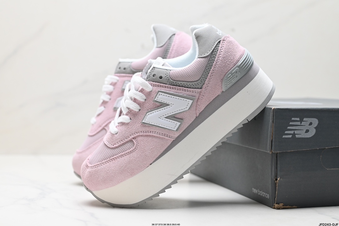 新百伦New Balance WL574 ZAA系列 材质细节鞋标处理满满 WL574ZQD