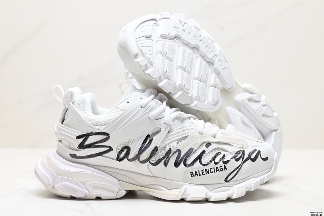 巴黎世家BALENCIAGA Track Trainers 3.0代复古野跑姥爹潮流百搭慢跑鞋  542023 WTRHW 9010