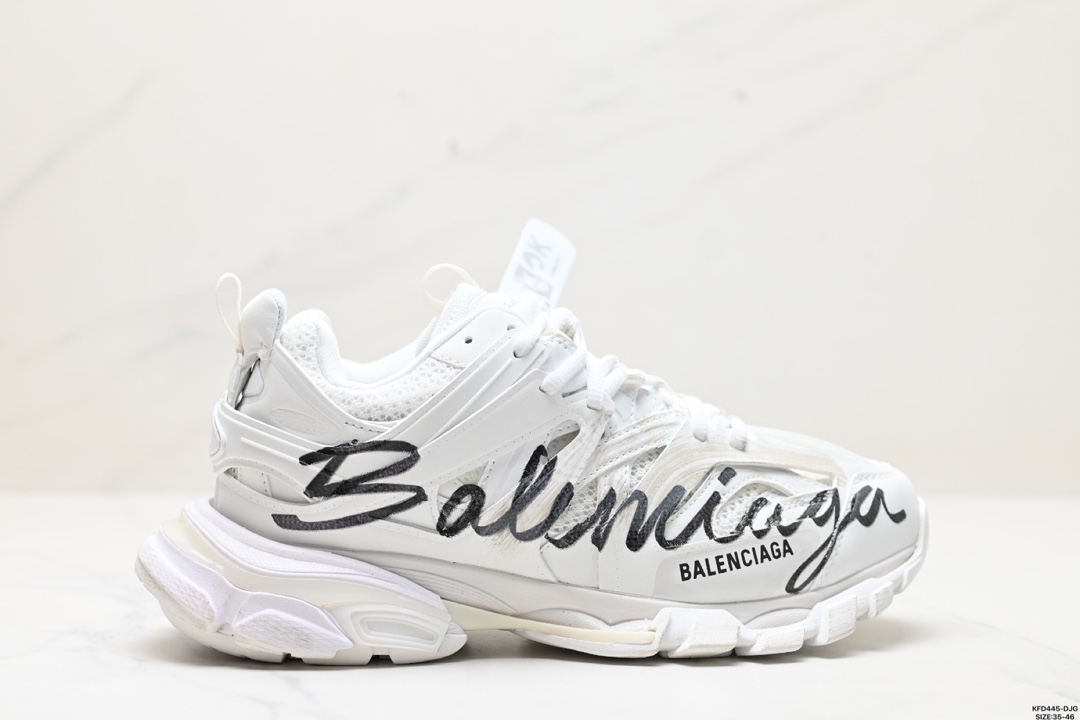 巴黎世家BALENCIAGA Track Trainers 3.0代复古野跑姥爹潮流百搭慢跑鞋  542023 WTRHW 9010