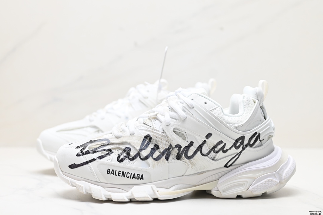 巴黎世家BALENCIAGA Track Trainers 3.0代复古野跑姥爹潮流百搭慢跑鞋  542023 WTRHW 9010