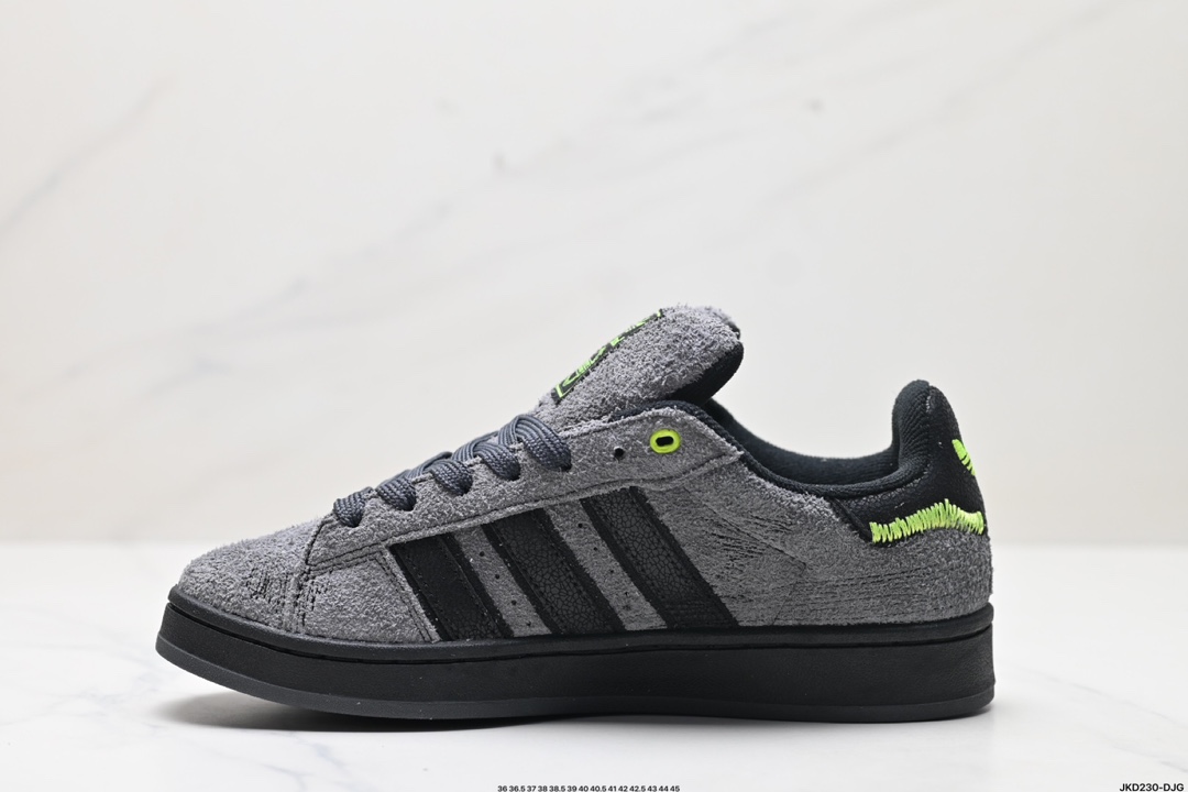 Adidas Originals Campus 00s 学院系列 面包风经典复古低帮百搭休闲运动板鞋  IE8349