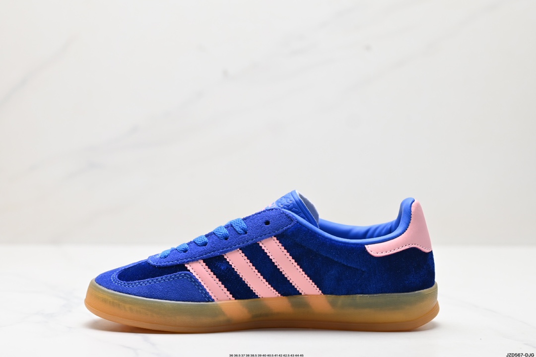 adidas Originals Gazelle INdoor 三叶草休闲防滑耐磨低帮板鞋  IG6785