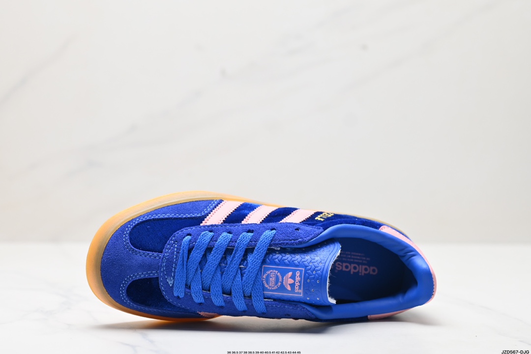 adidas Originals Gazelle INdoor 三叶草休闲防滑耐磨低帮板鞋  IG6785