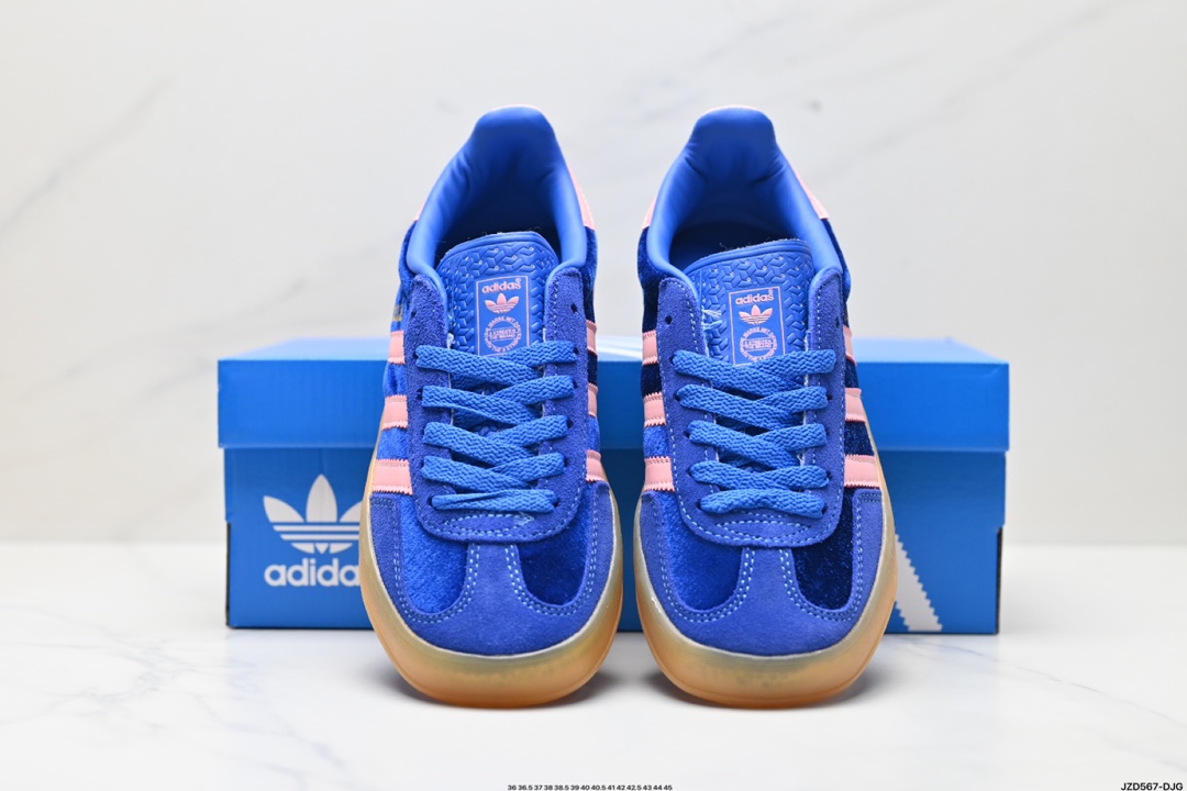 adidas Originals Gazelle INdoor 三叶草休闲防滑耐磨低帮板鞋  IG6785