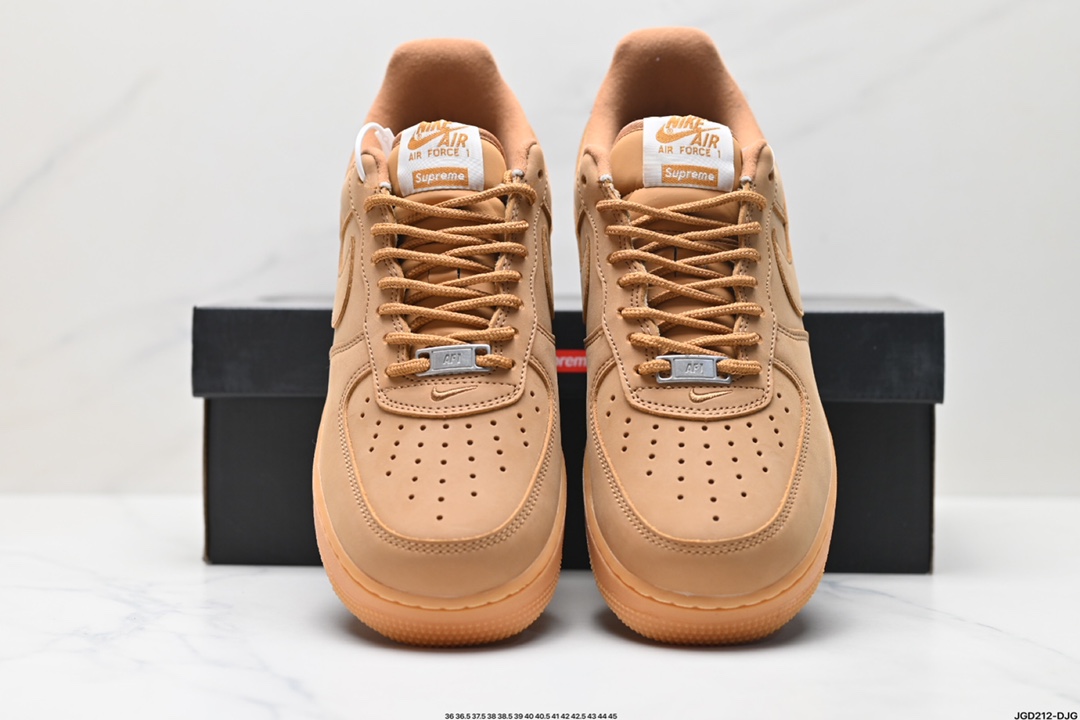 Supreme x Nike Air Force 1 Low Flax小麦  DN1555-200