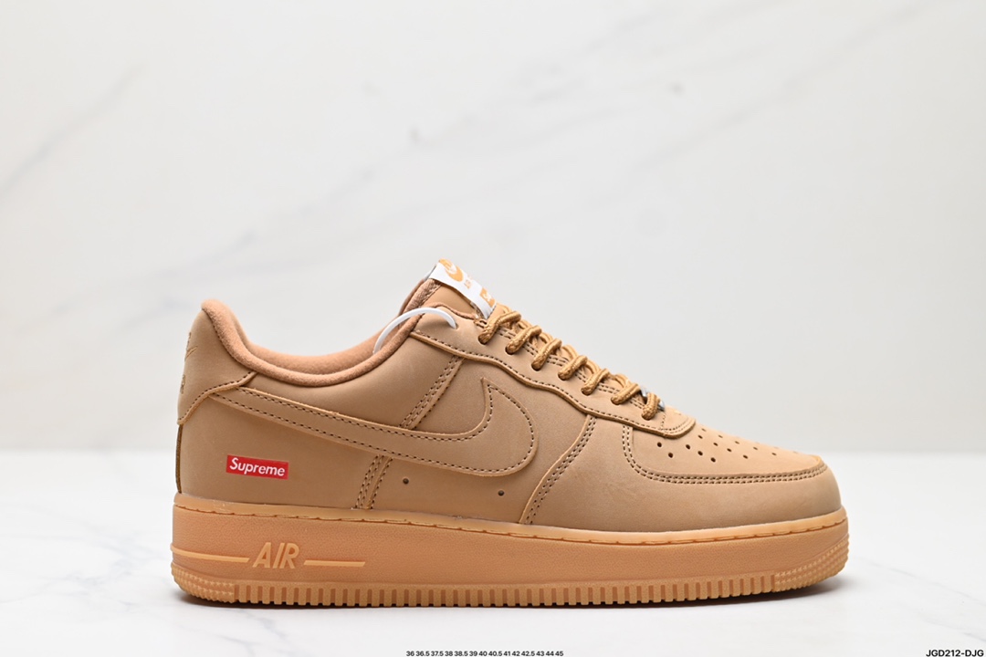 Supreme x Nike Air Force 1 Low Flax小麦  DN1555-200