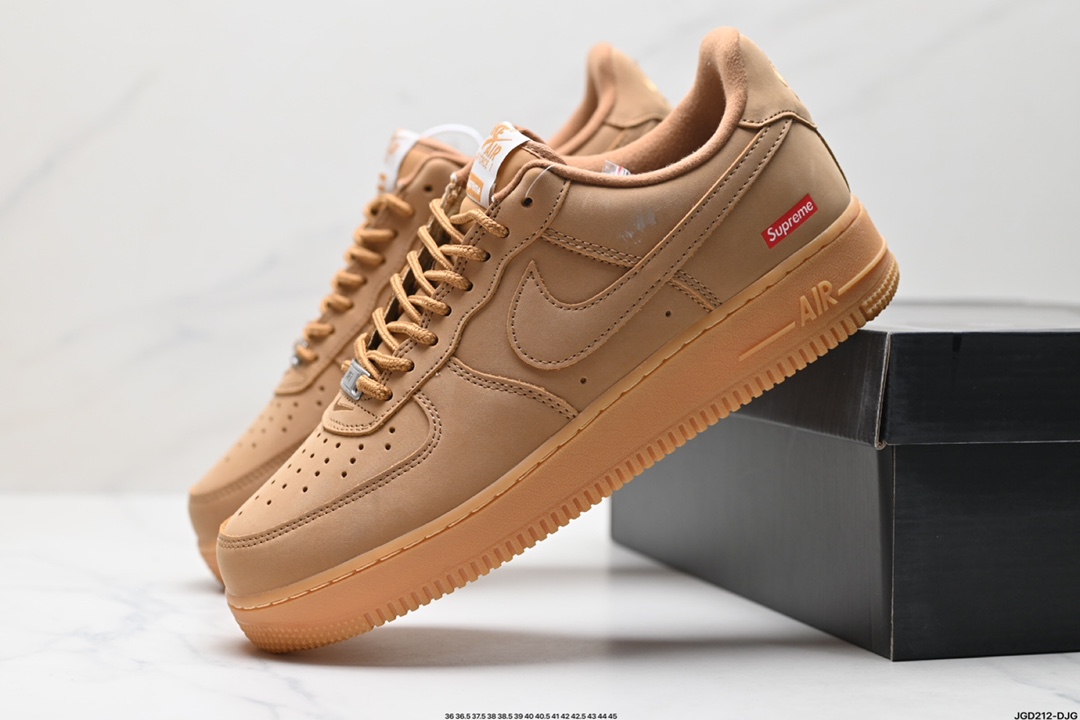 Supreme x Nike Air Force 1 Low Flax小麦  DN1555-200