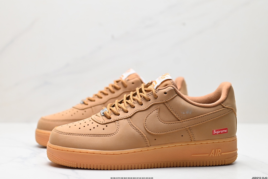 Supreme x Nike Air Force 1 Low Flax小麦  DN1555-200