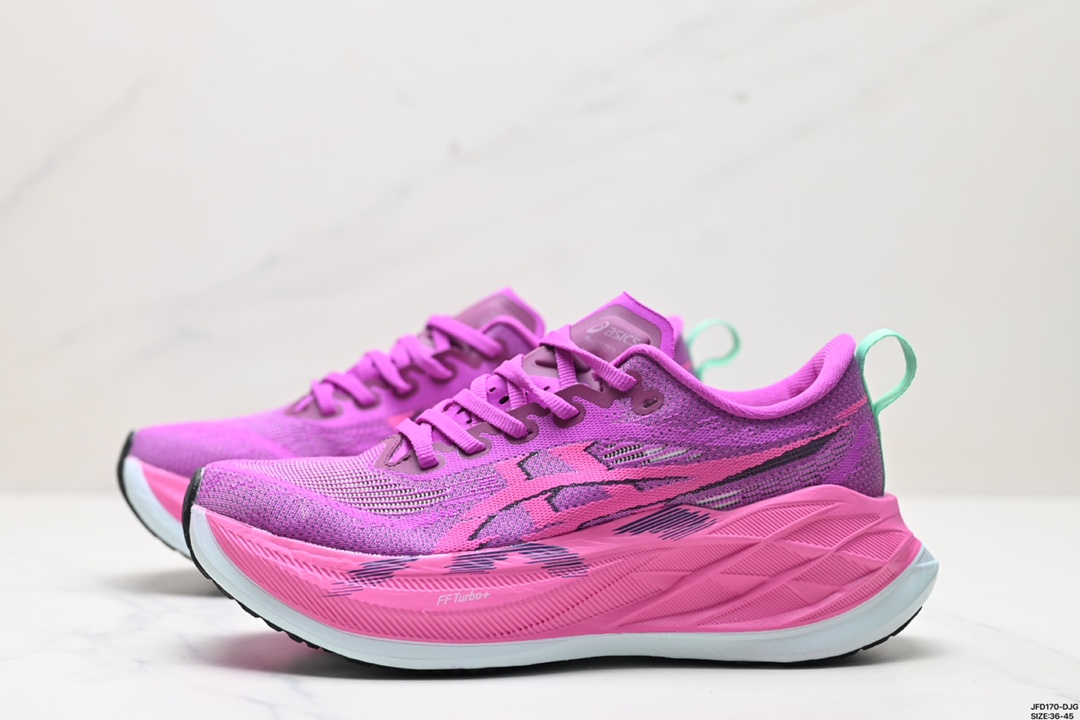 Asics SUPERBLAST 2 PARIS 舒适柔软 网布防滑耐磨 低帮 训练跑步鞋  1013A142-500