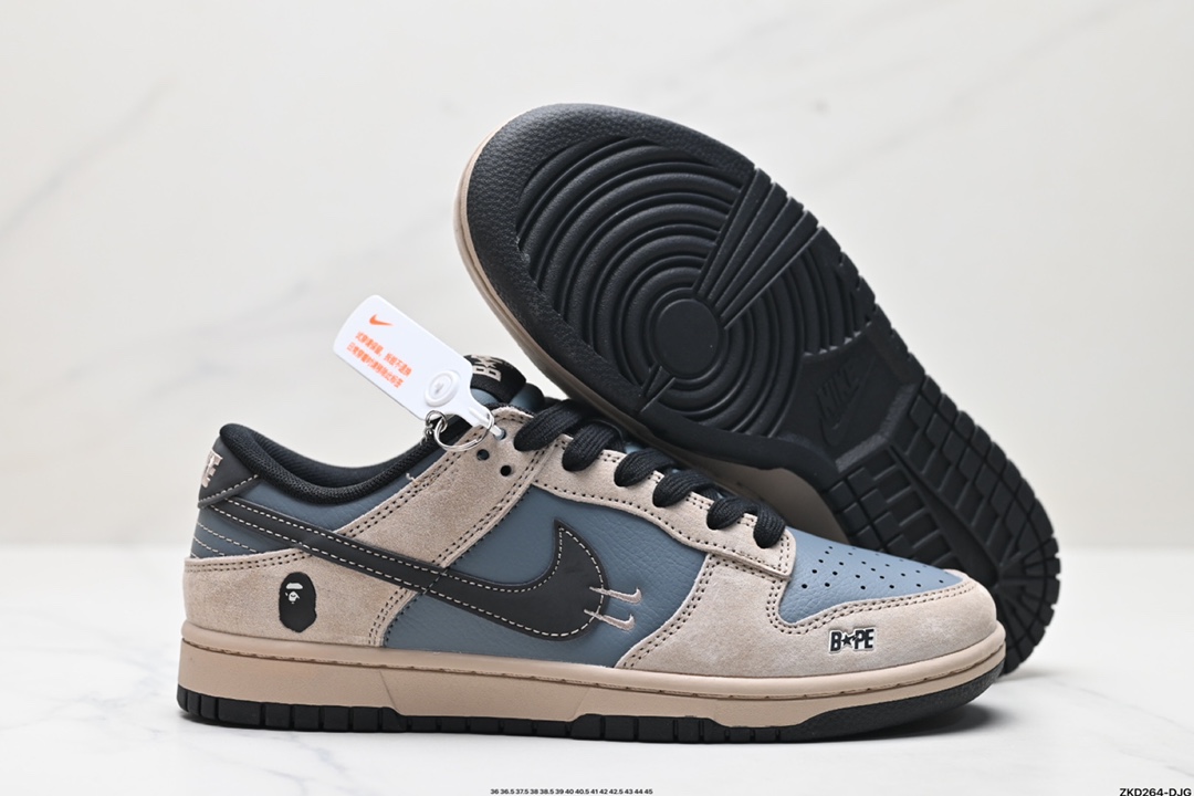 NK Dunk Low Retro “DIY高端定制” 低帮休闲运动板鞋  DQ1098-517