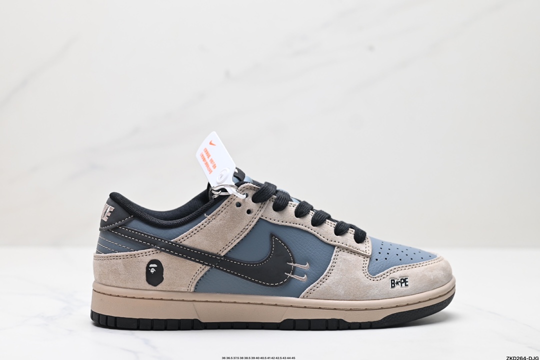 NK Dunk Low Retro “DIY高端定制” 低帮休闲运动板鞋  DQ1098-517