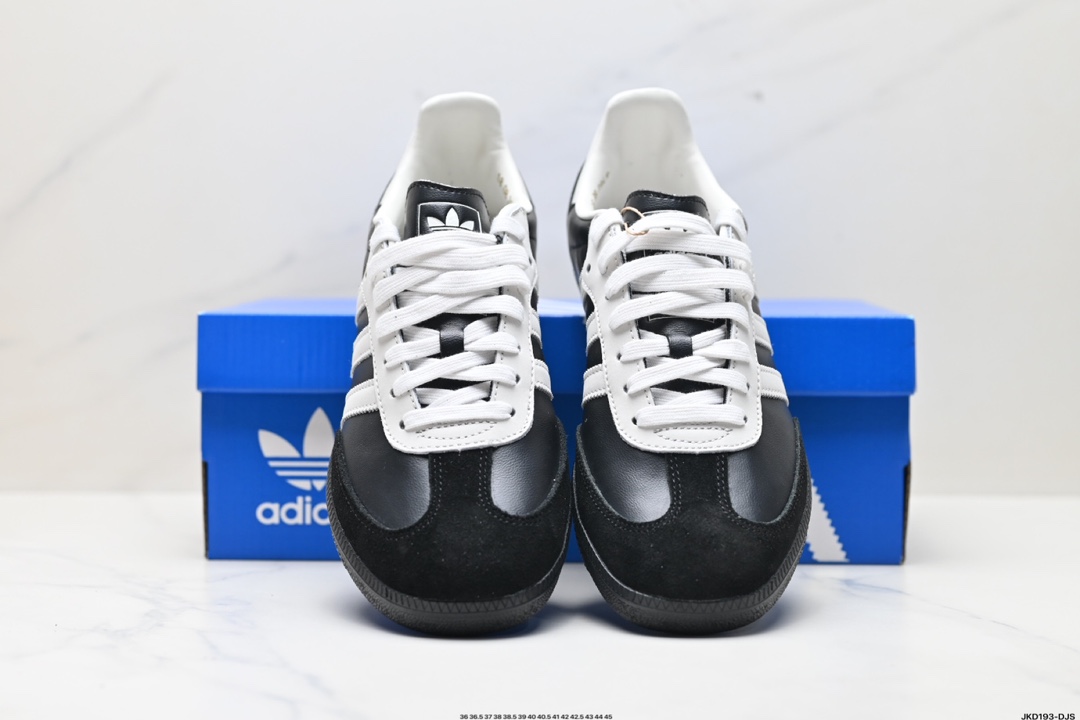 阿迪达斯三叶草Adidas Originals Samba OG 桑巴舞系列绅士德训足球风百搭低帮休闲运动板鞋  JP5312