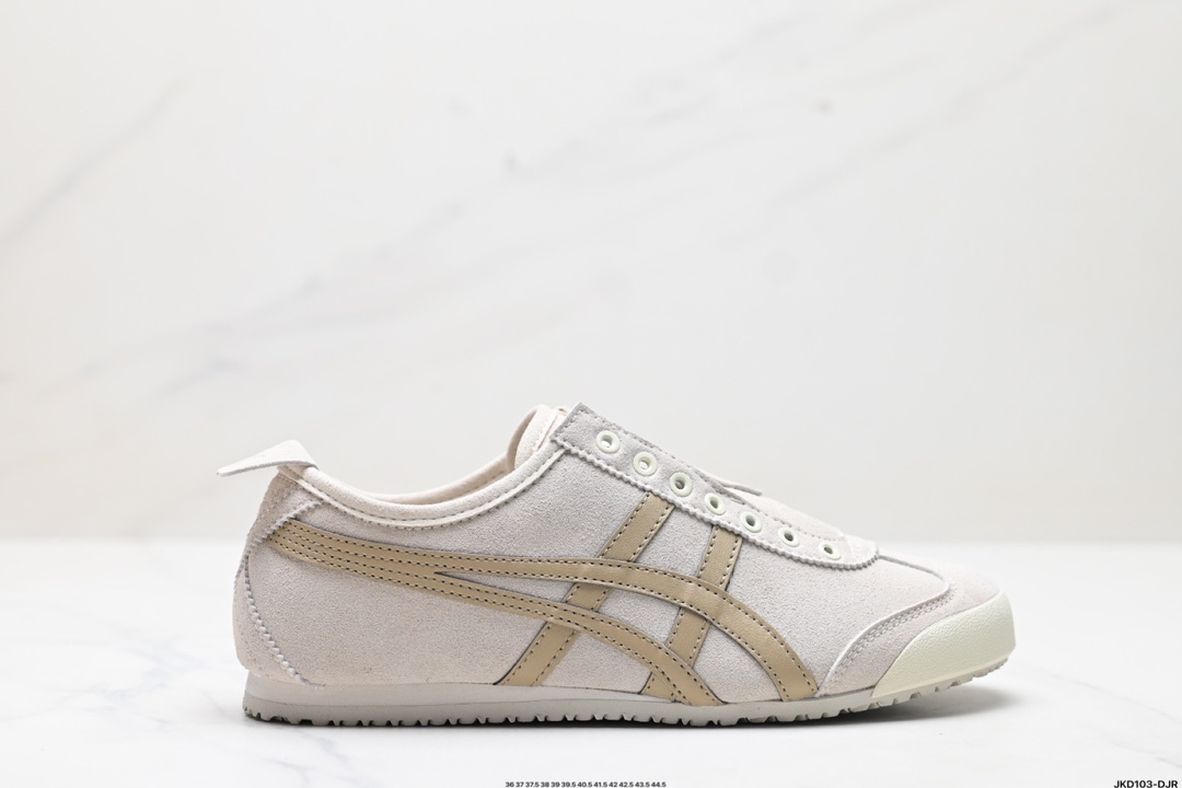 Onitsuka Tiger鬼冢虎 Mexico 66 Slip-on 一脚蹬低帮夏季透气运动休闲鞋  1183A438-200