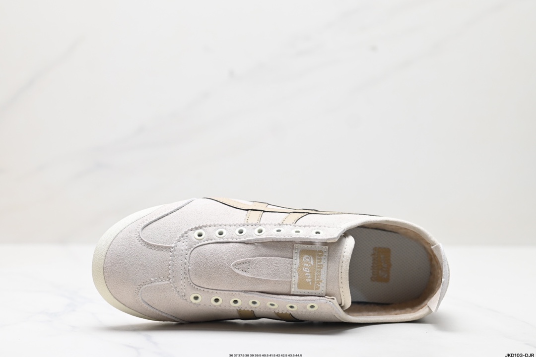 Onitsuka Tiger鬼冢虎 Mexico 66 Slip-on 一脚蹬低帮夏季透气运动休闲鞋  1183A438-200