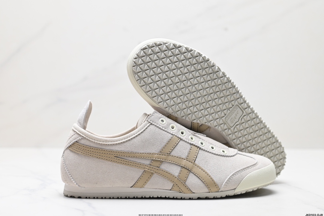 Onitsuka Tiger鬼冢虎 Mexico 66 Slip-on 一脚蹬低帮夏季透气运动休闲鞋  1183A438-200