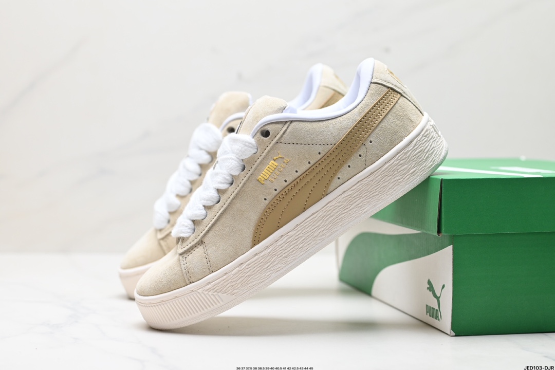 Puma Suede XL复古单品 彪马 防滑耐磨低帮德训板鞋  398708-01