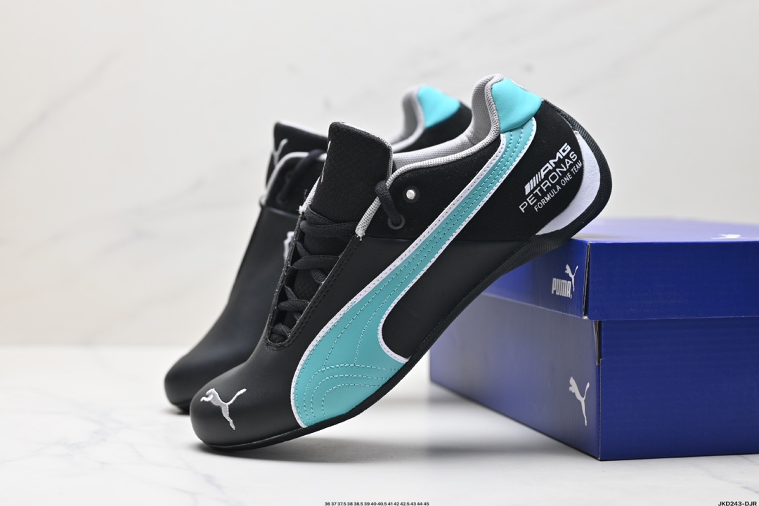 SPARCO × PUMA Future 皮革牛皮织物 圆头系带 耐磨低帮 生活休闲鞋  307936-02