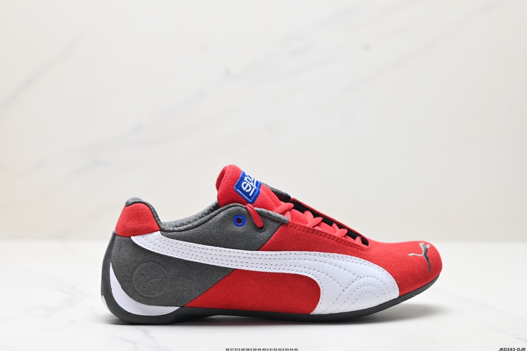 SPARCO × PUMA Future 皮革牛皮织物 圆头系带 耐磨低帮 生活休闲鞋  307936-02