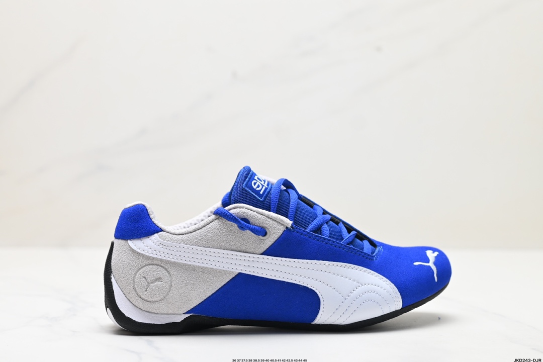 SPARCO × PUMA Future 皮革牛皮织物 圆头系带 耐磨低帮 生活休闲鞋  307936-02