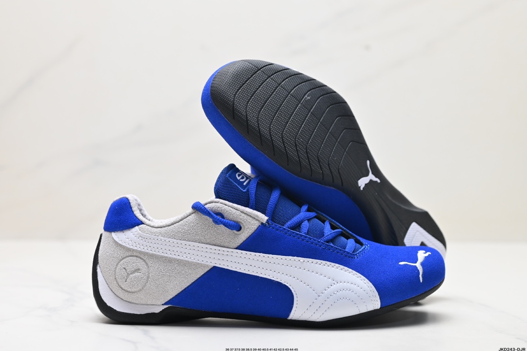 SPARCO × PUMA Future 皮革牛皮织物 圆头系带 耐磨低帮 生活休闲鞋  307936-02