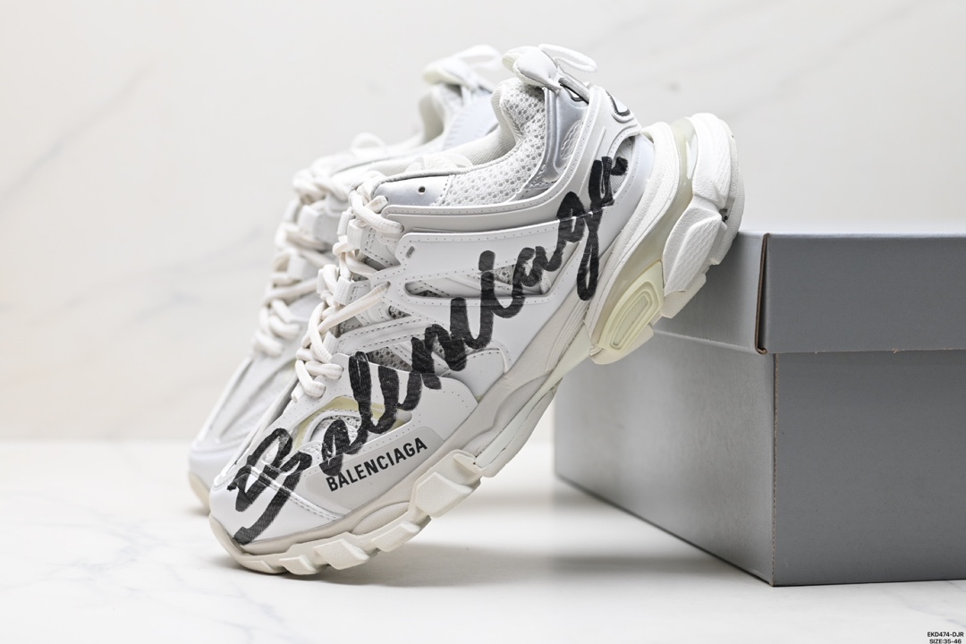 巴黎世家BALENCIAGA Track Trainers 3.0代复古野跑姥爹潮流百搭慢跑鞋  542023 W1GB1 9059