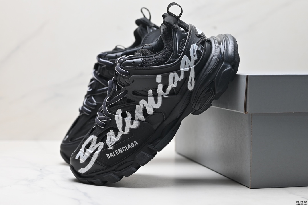 巴黎世家BALENCIAGA Track Trainers 3.0代复古野跑姥爹潮流百搭慢跑鞋  542023 W1GB1 9059