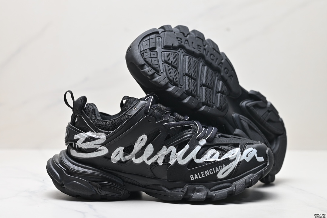 巴黎世家BALENCIAGA Track Trainers 3.0代复古野跑姥爹潮流百搭慢跑鞋  542023 W1GB1 9059