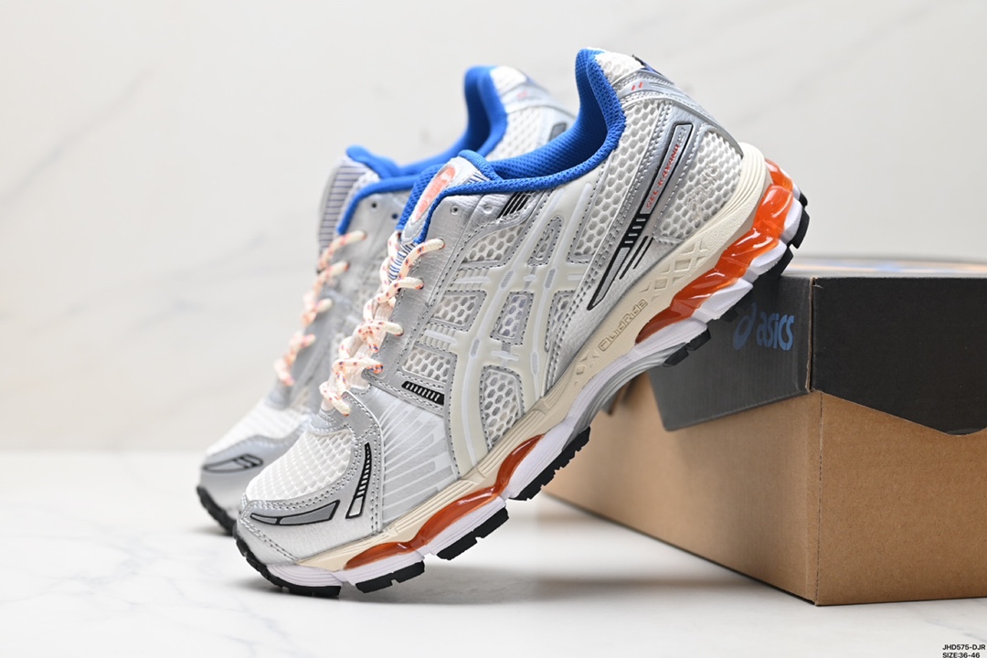 Asics Gel-Kayano 12.1 版本 银灰绿 亚瑟士运动休闲透气专业跑鞋 1203A555-101