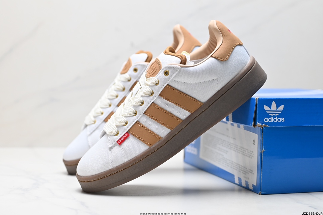 Adidas Originals Campus 00s 学院系列 面包风经典复古低帮百搭休闲运动板鞋  lH3284