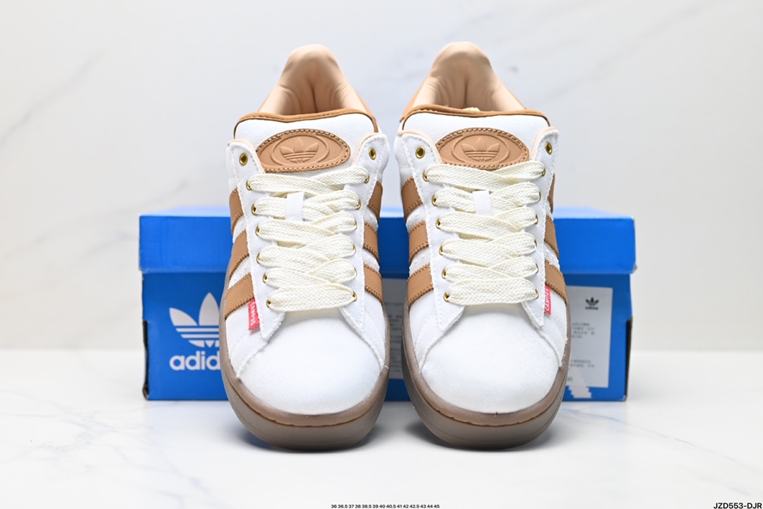 Adidas Originals Campus 00s 学院系列 面包风经典复古低帮百搭休闲运动板鞋  lH3284