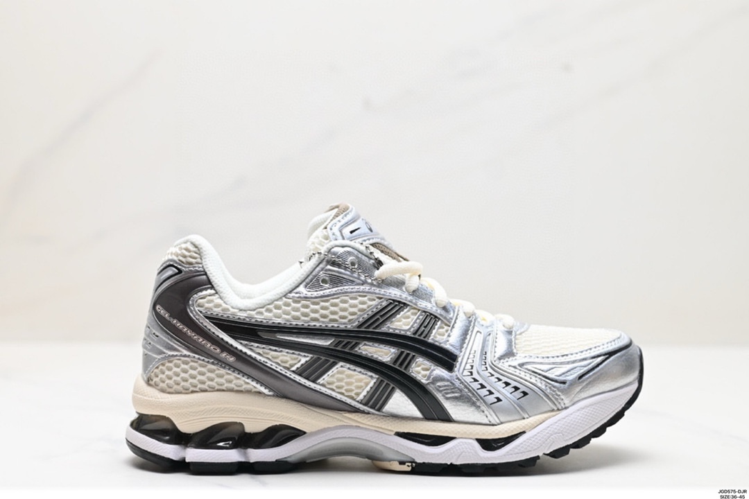 Asics Gel-Kayano 14 版本 银灰绿 亚瑟士运动休闲透气专业跑鞋   1201A019-200