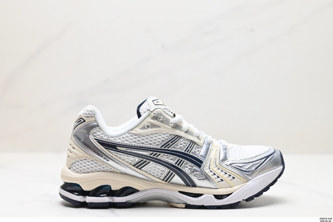 Asics Gel-Kayano 14 版本 银灰绿 亚瑟士运动休闲透气专业跑鞋   1201A019-200