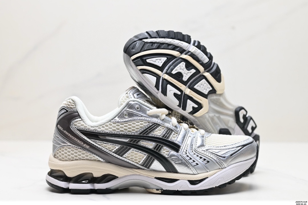 Asics Gel-Kayano 14 版本 银灰绿 亚瑟士运动休闲透气专业跑鞋   1201A019-200