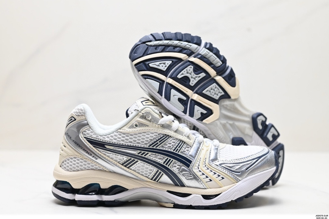 Asics Gel-Kayano 14 版本 银灰绿 亚瑟士运动休闲透气专业跑鞋   1201A019-200