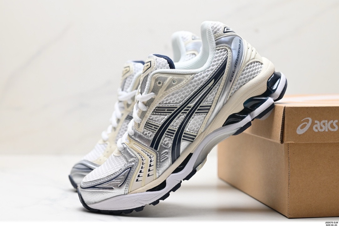 Asics Gel-Kayano 14 版本 银灰绿 亚瑟士运动休闲透气专业跑鞋   1201A019-200