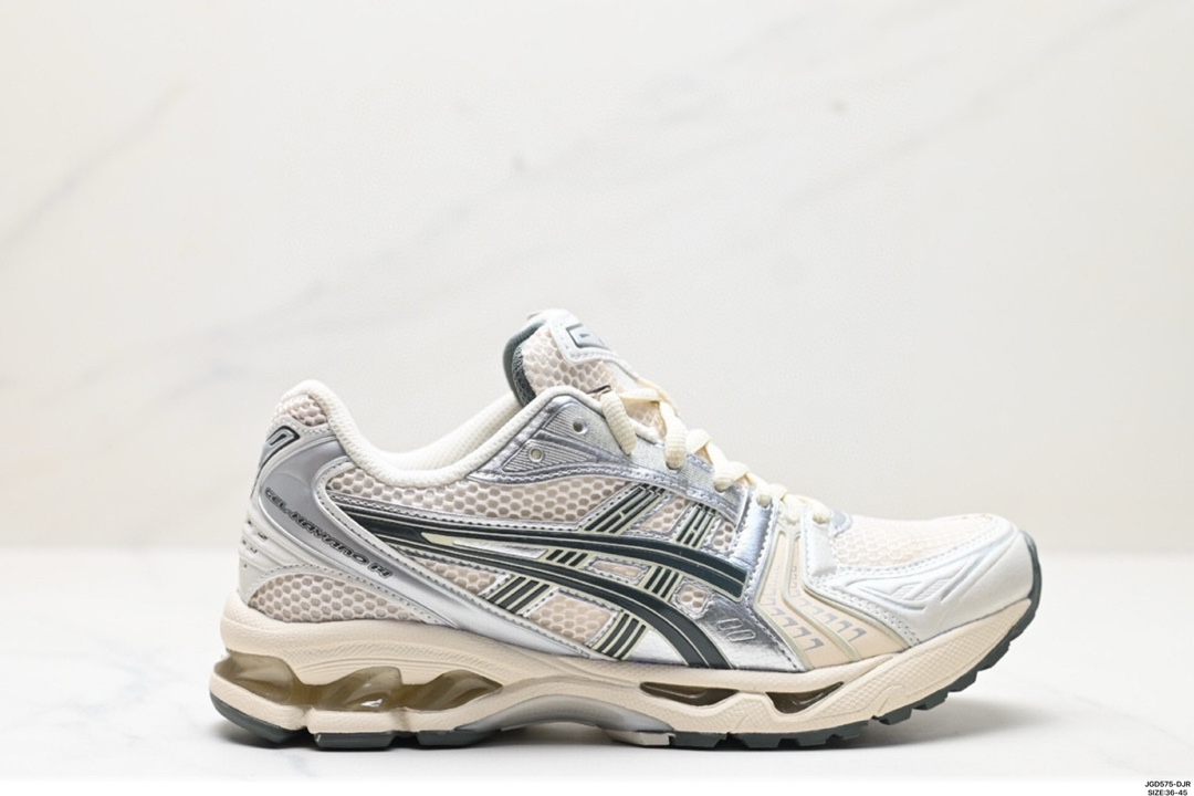 Asics Gel-Kayano 14 版本 银灰绿 亚瑟士运动休闲透气专业跑鞋   1201A019-200