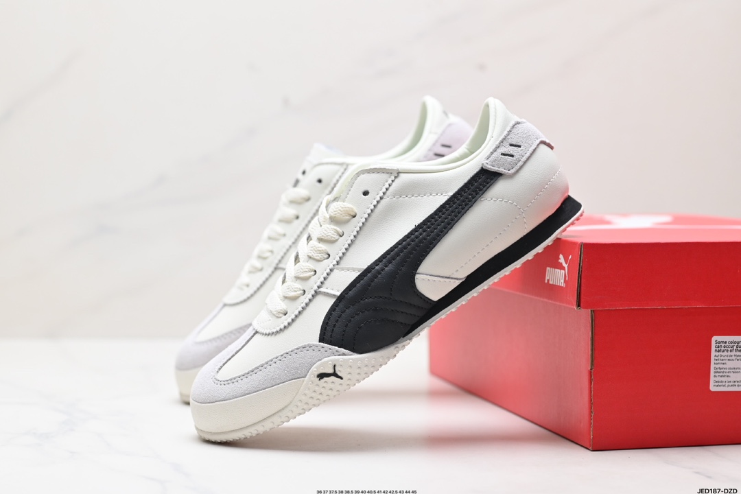 PUMA Bella UT 彪马 徐梦洁同款舒适男女低帮生活休闲德训薄底鞋  402186-06