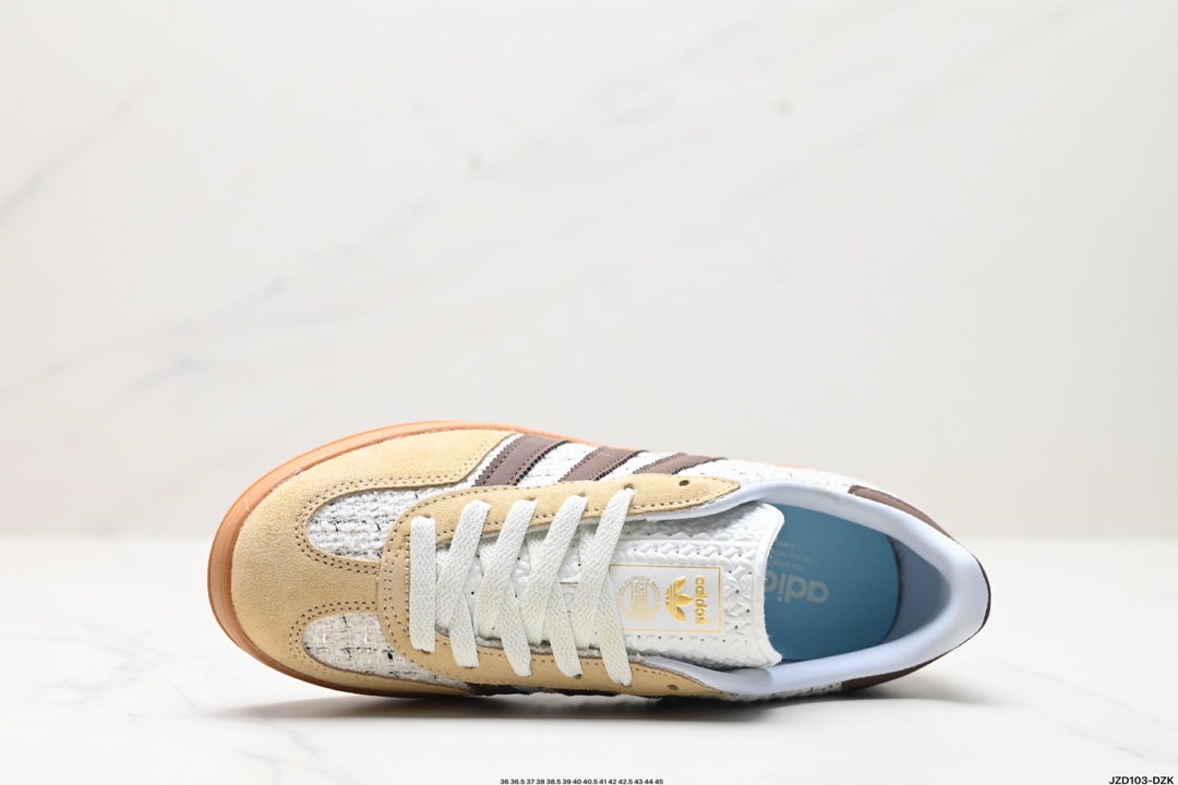 adidas Originals Gazelle INdoor 三叶草休闲防滑耐磨低帮板鞋  IG1636