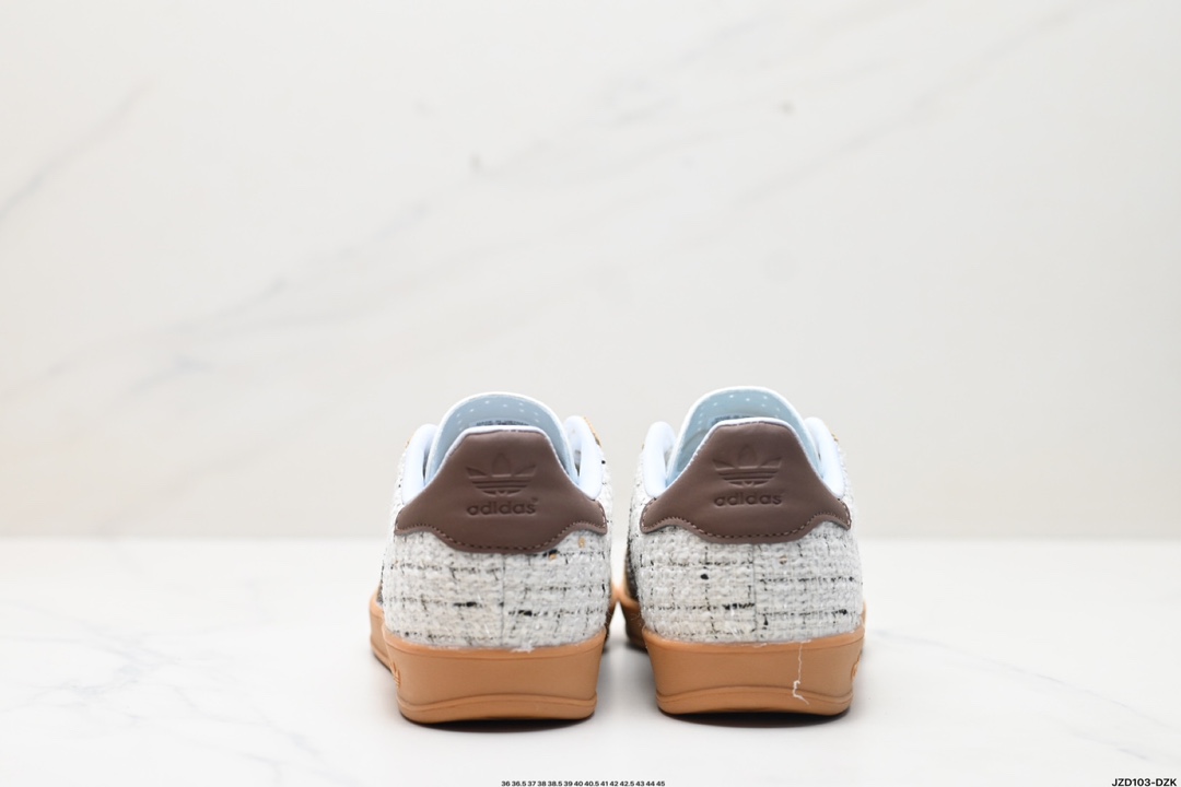 adidas Originals Gazelle INdoor 三叶草休闲防滑耐磨低帮板鞋  IG1636