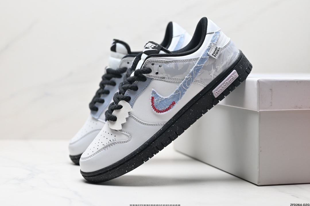 NK Dunk Low Retro “DIY高端定制” 低帮休闲运动板鞋 DD1391-100