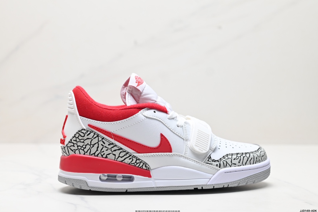 补齐💰110版本 真标✅三合一最强合体，多种新配色回归!耐克Nike Air Jordan Legacy 312 Low”White/Grey Fog/Blue/Red“乔丹最强三合一混合版本低帮文化休闲运动篮球鞋 货号:HJ9029-010 尺码:36 36.5 37.5 38 38.5 39 40 40.5 41 42 42.5 43 44 45 lD:JJD149-ADK